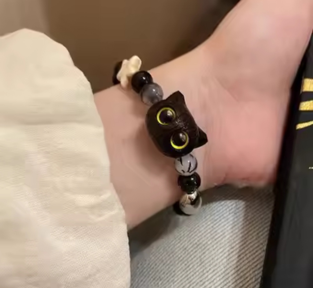 Pulsera de Gatito Negro