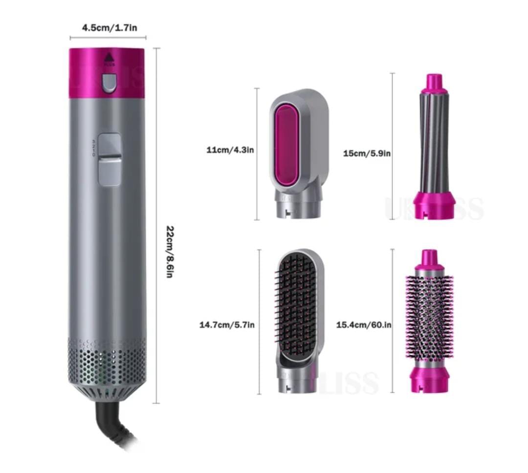 RIZADOR DE PELO ELECTRICO 5 EN 1