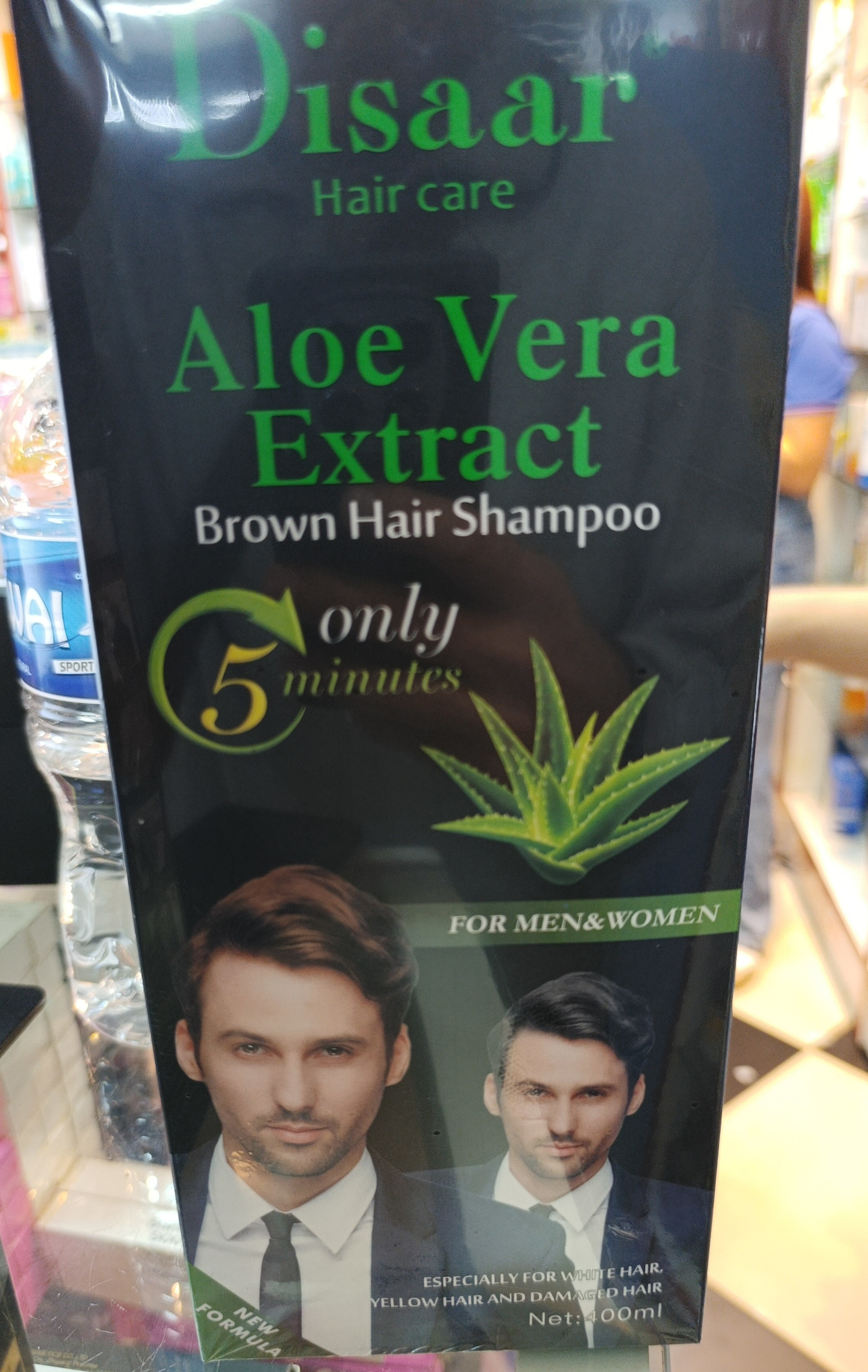 Shampoo cubre cana Disaar Marron