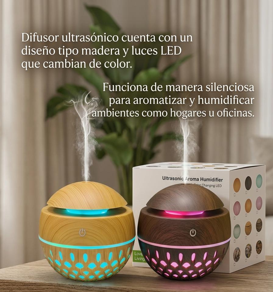 Humificador Aromatizador de Aire led