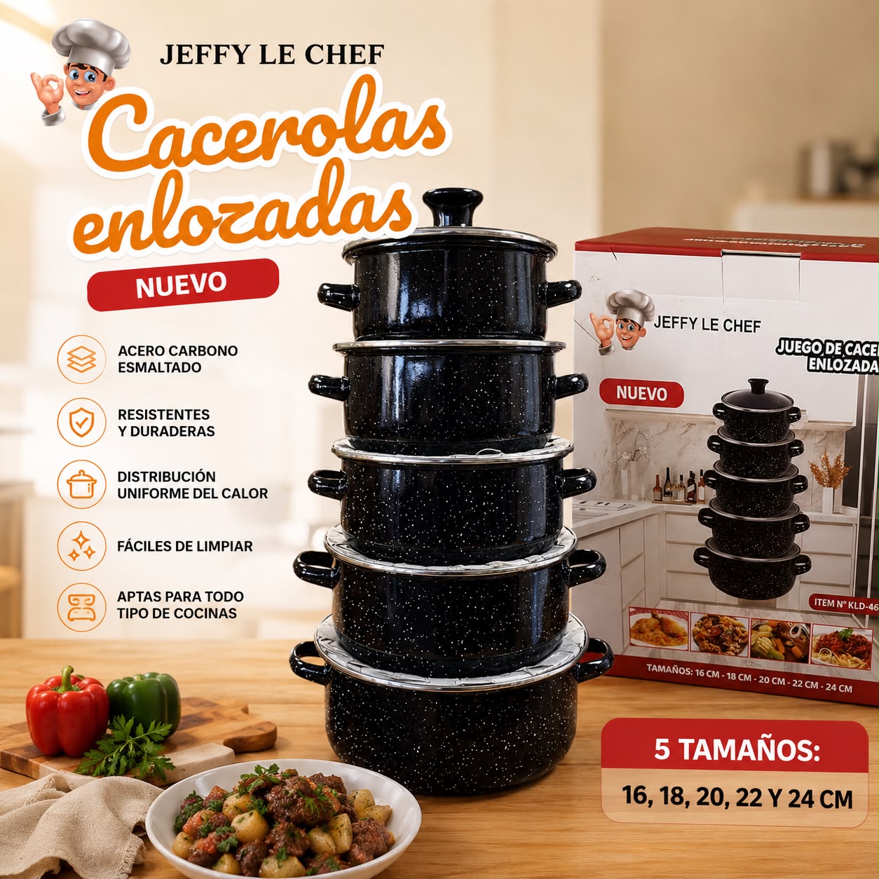 Cacerolas Enlozadas