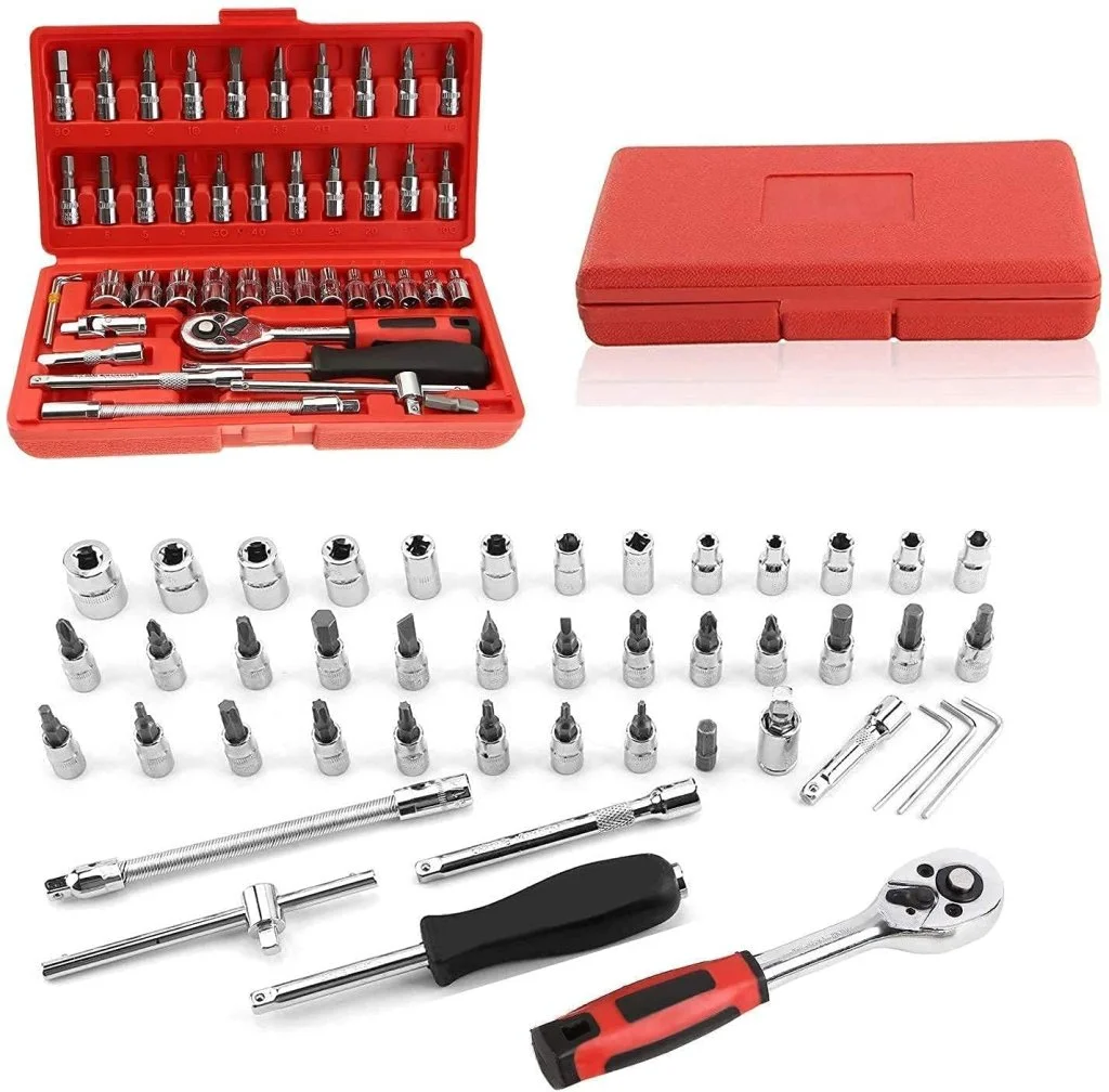 SET 46pc HERRAMIENTAS MALETIN