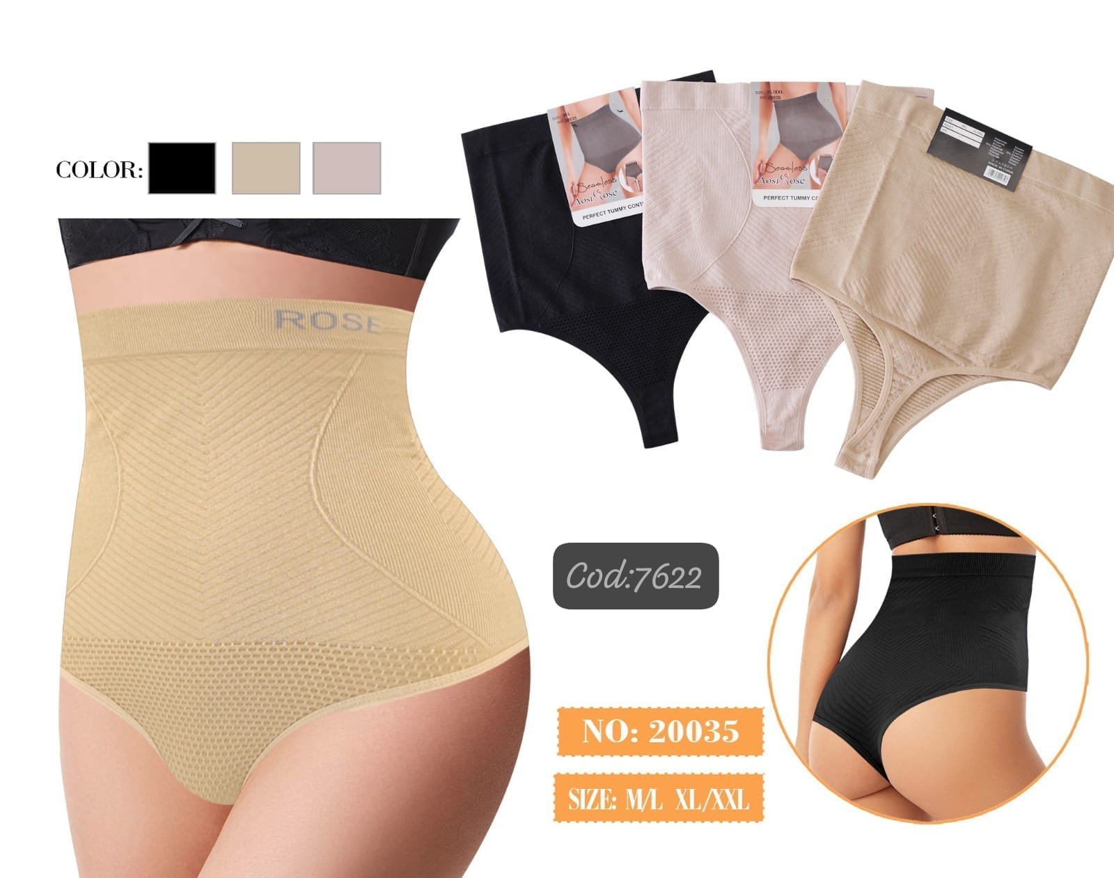 Colale fajita Cintura alta